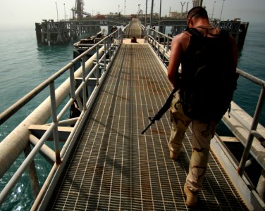 Oil platform Mabot, Persian Gulf