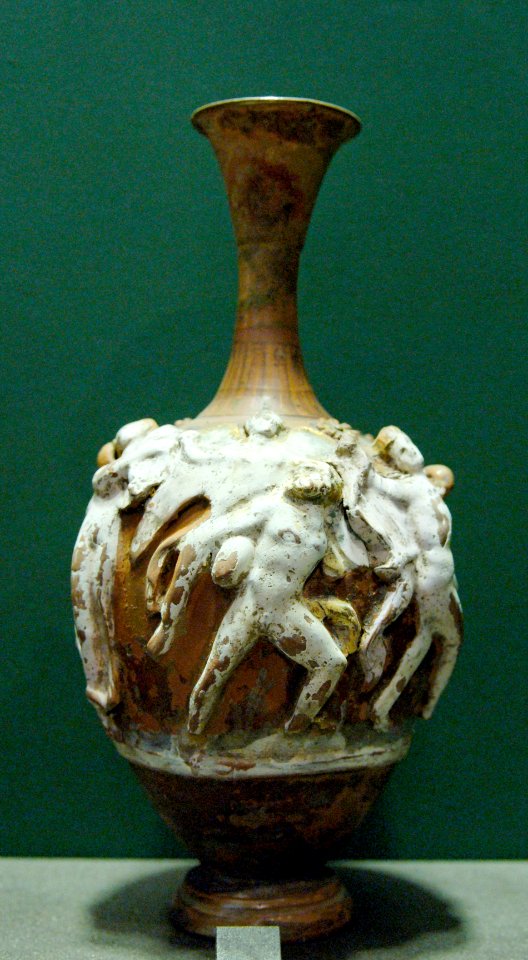Oinochoe relief decoration Louvre H366
