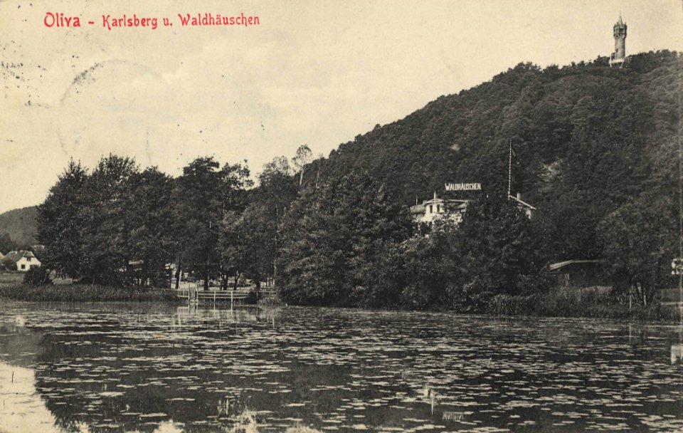 Oliva, Westpreußen - Karlsberg und Waldhäuschen (Zeno Ansichtskarten)