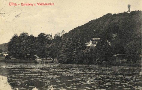 Oliva, Westpreußen - Karlsberg und Waldhäuschen (Zeno Ansichtskarten)