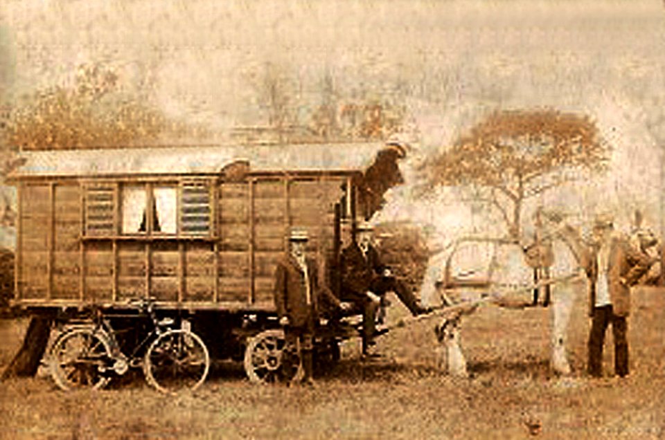Old heavy wagon in Lancashire