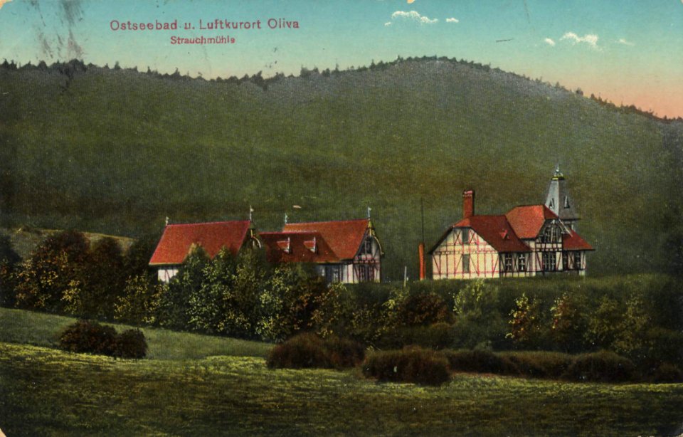 Oliva, Westpreußen - Strauchmühle (Zeno Ansichtskarten)