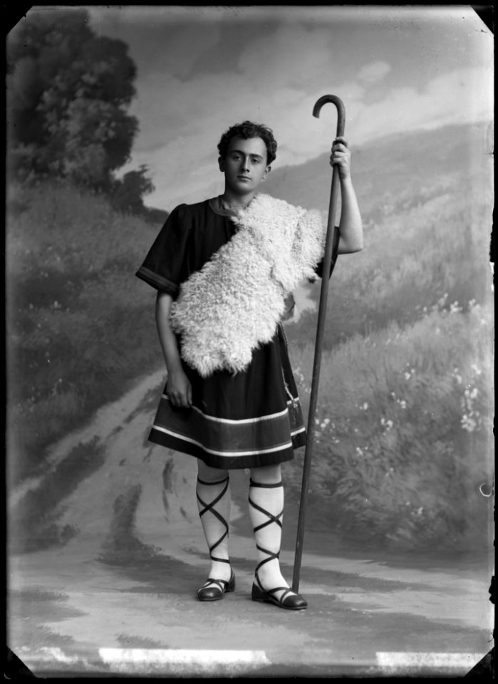 Olle Strandberg in Sköna Helena at Oscarsteatern 1909 - SMV - GS066