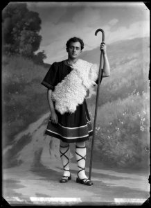 Olle Strandberg in Sköna Helena at Oscarsteatern 1909 - SMV - GS066