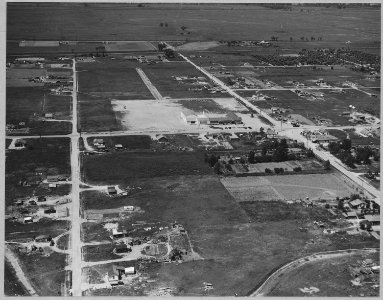 Olivehurst, Yuba County, California. Another air view of Olivehurst. - NARA - 521591 photo