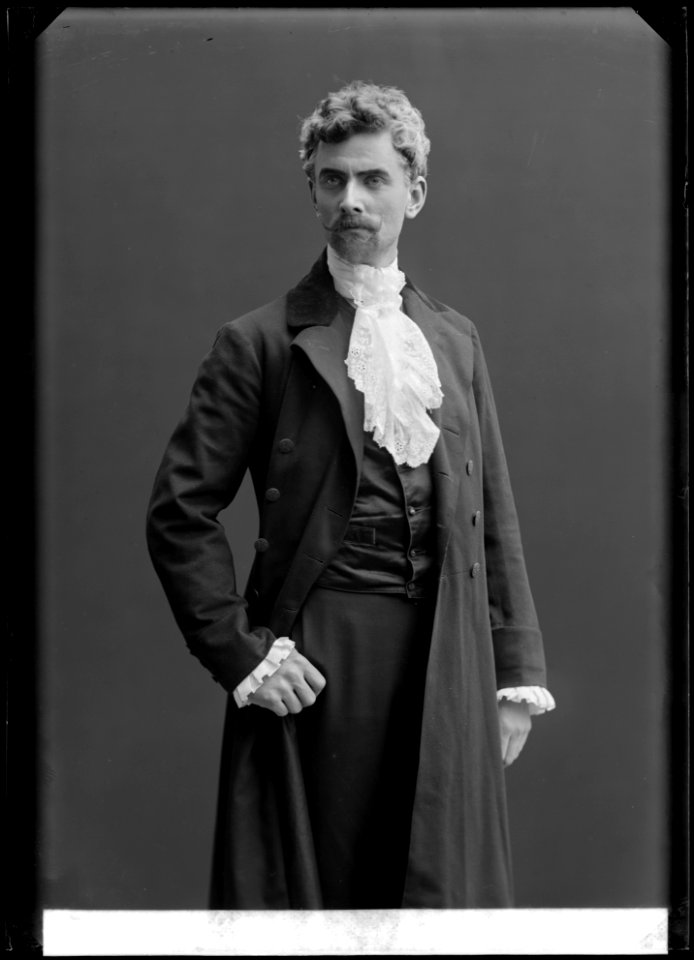 Olof Sandborg in Greven av Monte Christo at Östermalmsteatern 1907 - SMV - NS009