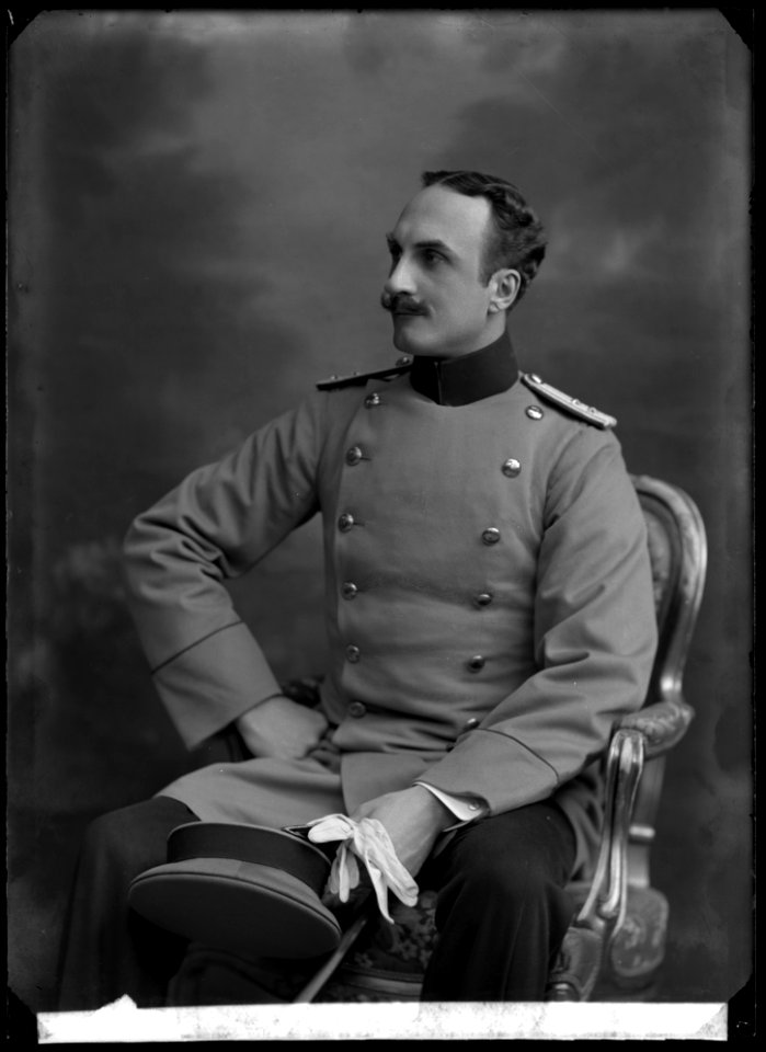 Olof Winnerstrand as Löjtnant von Hettwitz in Min herr far at Vasateatern 1913 - SMV - GV115