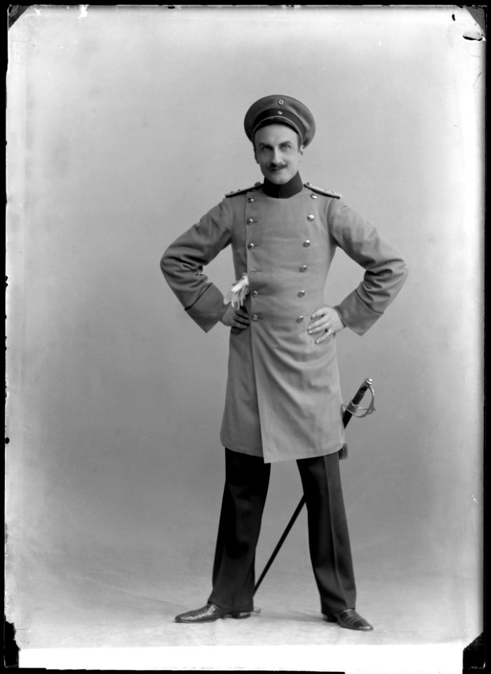 Olof Winnerstrand in Min herr far at Vasateatern 1913 - SMV - NV129