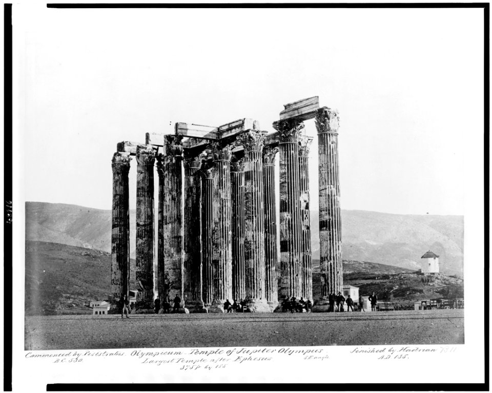 Olympieum or Temple of Jupiter Olympus LCCN94513388