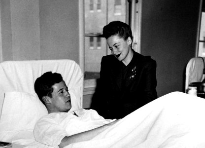Olivia de Havilland at Naval Air Station Kodiak Alaska 20 March 1944