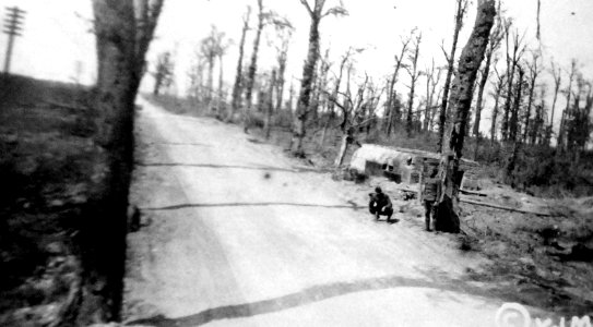 Old German concrete strong post, near Roye, France, WWI (32536899422)