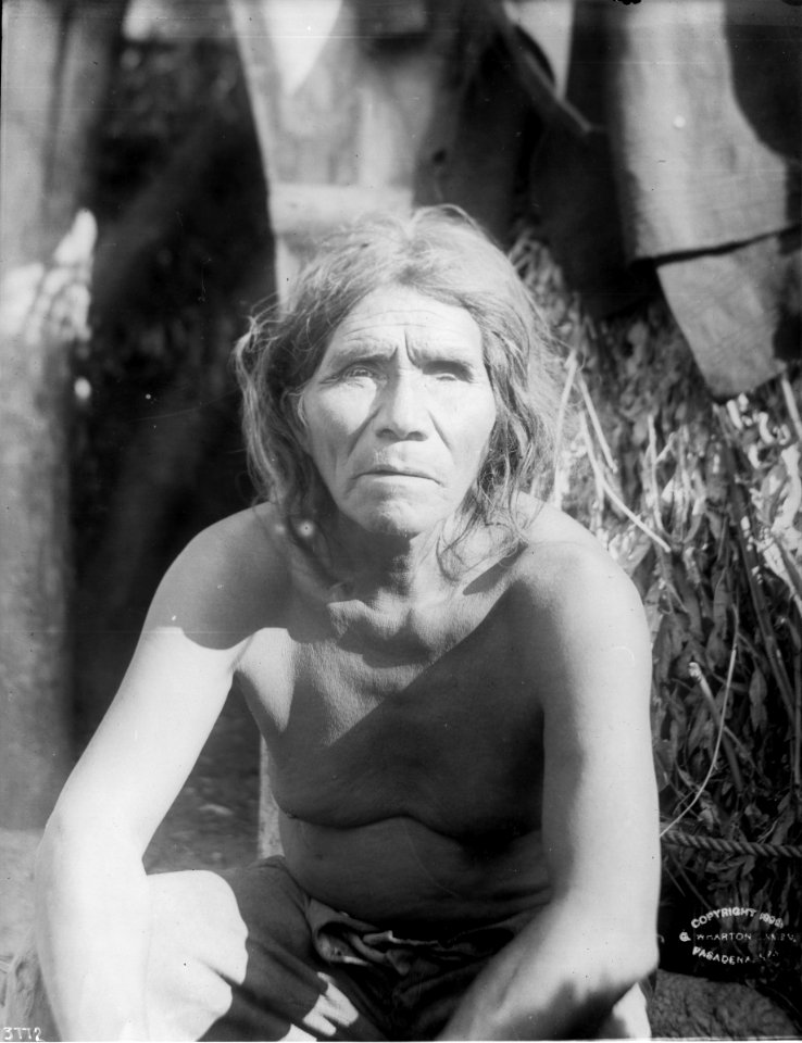 Old Havasupai Indian man, named Uta, ca.1899 (CHS-3772)