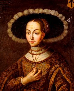 Oljemålning på duk. Grevinnan Margareta Eriksdotter Vasa - Skoklosters slott - 56250