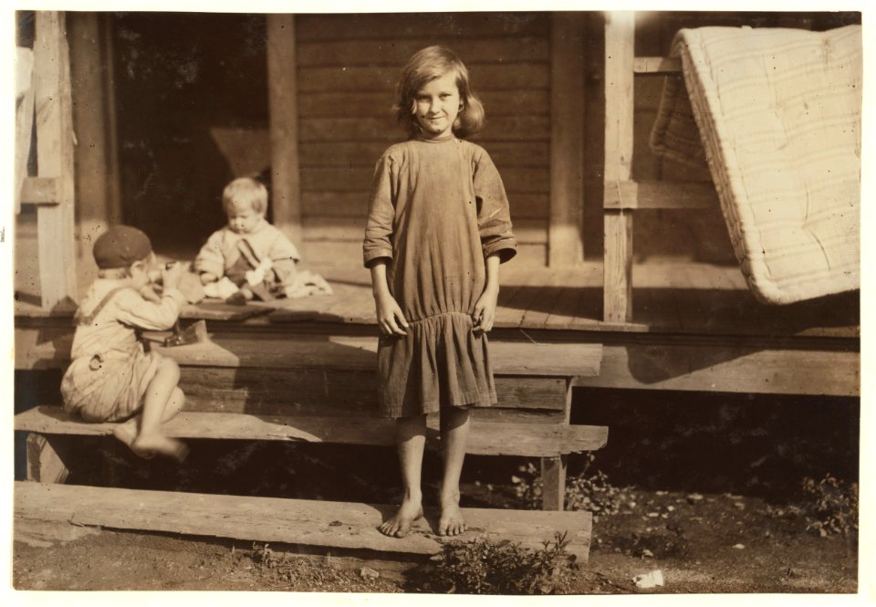 Ollie Johnson. Bible records shows her 10 years old. She goes into the Anniston Mfg. Co. regularly to help her sister Annie spin. Her mother admits it also. Says all the children learn to LOC nclc.02940