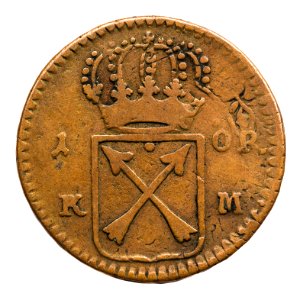 Ompräglat mynt från 1719 - Skoklosters slott - 109380