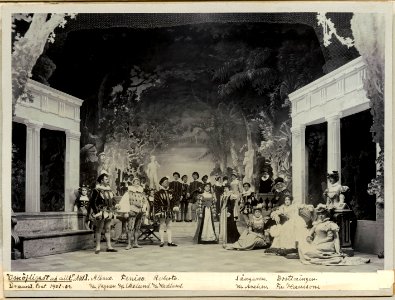 Omöjligast af allt, Dramatiska teatern 1901. Föreställningsbild - SMV - H11 030
