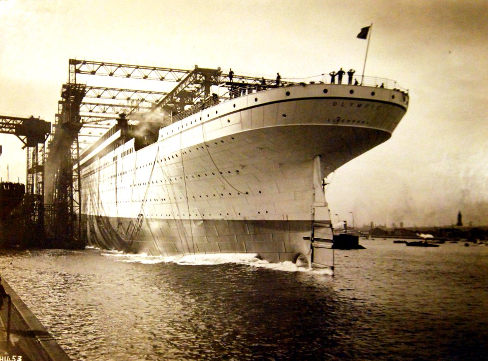 Olympic Stern during Launch