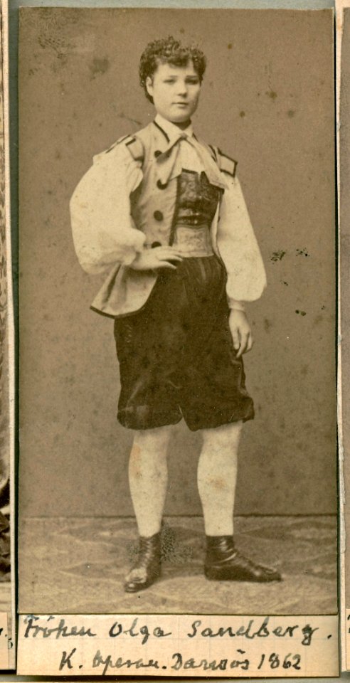Olga Sandberg, rollporträtt - SMV - H7 101
