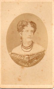 Old photo, Naples ca. 1860 - Photo of a Lady by Arena, Napoli