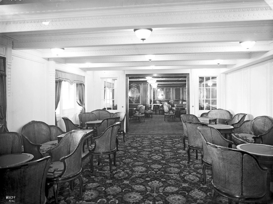 Olympic's First Class Restaurant Entrance