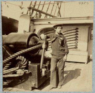 On deck of U.S.S. New Hampshire off Charleston, S.C LCCN2013645540