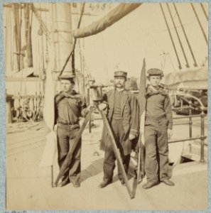On deck of U.S.S. Vermont off Charleston, S.C LCCN2013645544