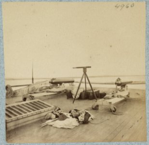 On deck of U.S.S. Vermont off Charleston, S.C LCCN2013645546