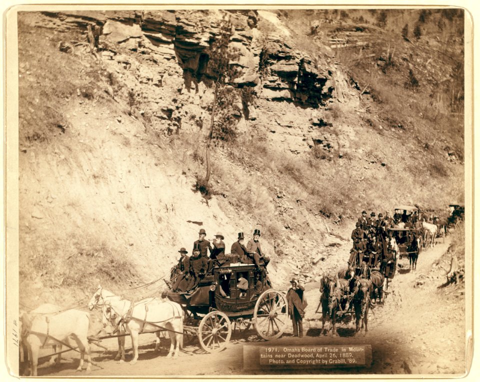 Omaha Board of Trade in Mountains near Deadwood, April 26, 1889 LCCN99613888