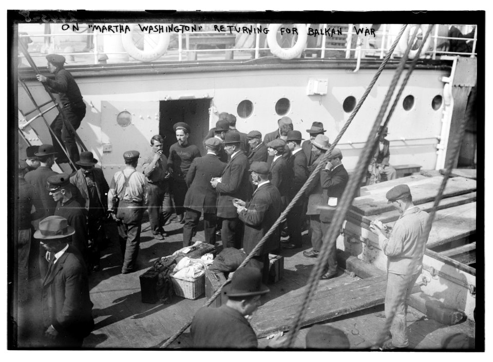 On MARTHA WASHINGTON returning for Balkan War LCCN2014690814