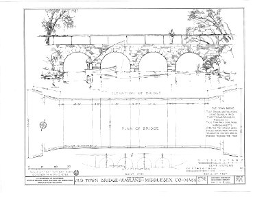Old Town Bridge (Wayland, Massachusetts) - 00001a