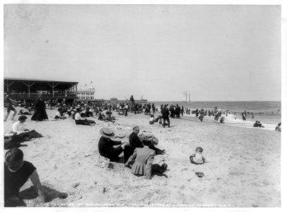 On the beach at Asbury Park, N.J. LCCN91787565