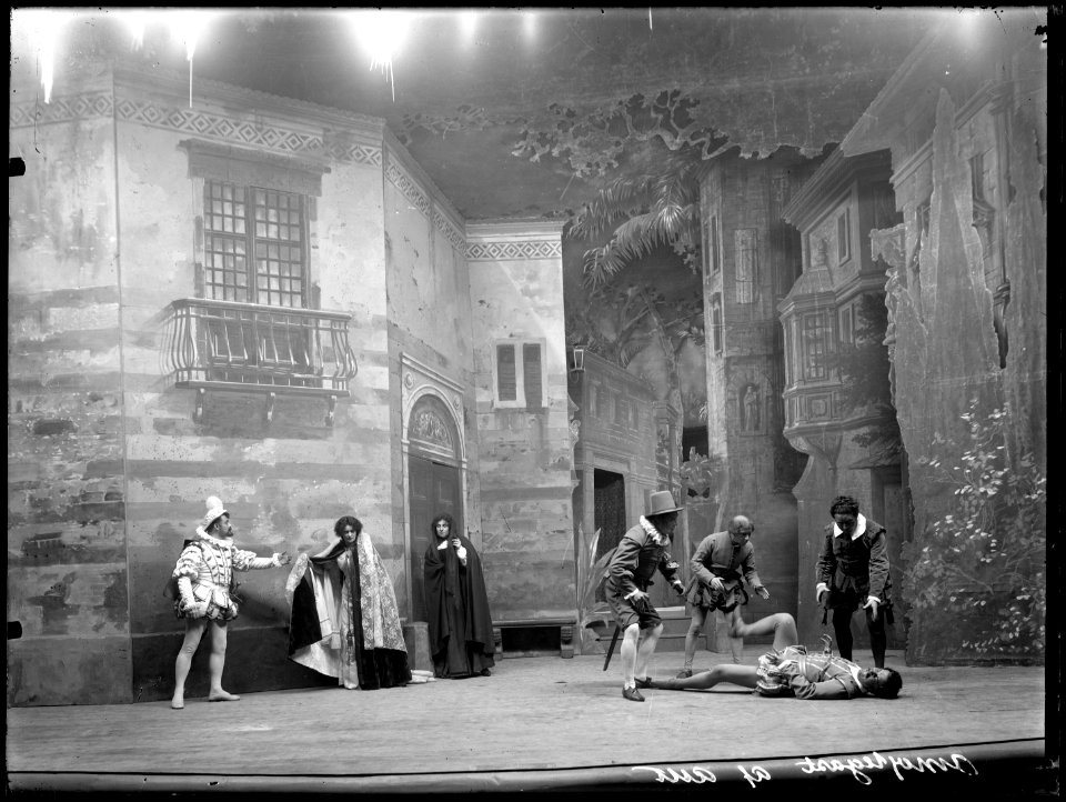 Omöjligast av allt, Dramatiska teatern 1901. Föreställningsbild - SMV - DrT020