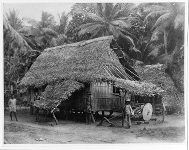 On the road from Piti to Agana (circa 1900)