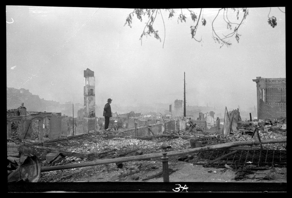 On the ruins (April 1906), Chinatown, San Francisco LOC agc.7a08972