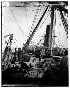 On deck of U.S.S. Arago, off Charleston, SC LOC cwpbh.03356