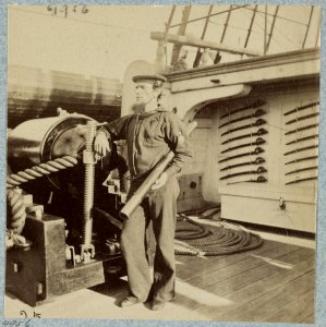 On deck of U.S.S. New Hampshire off Charleston, S.C LCCN2013645541