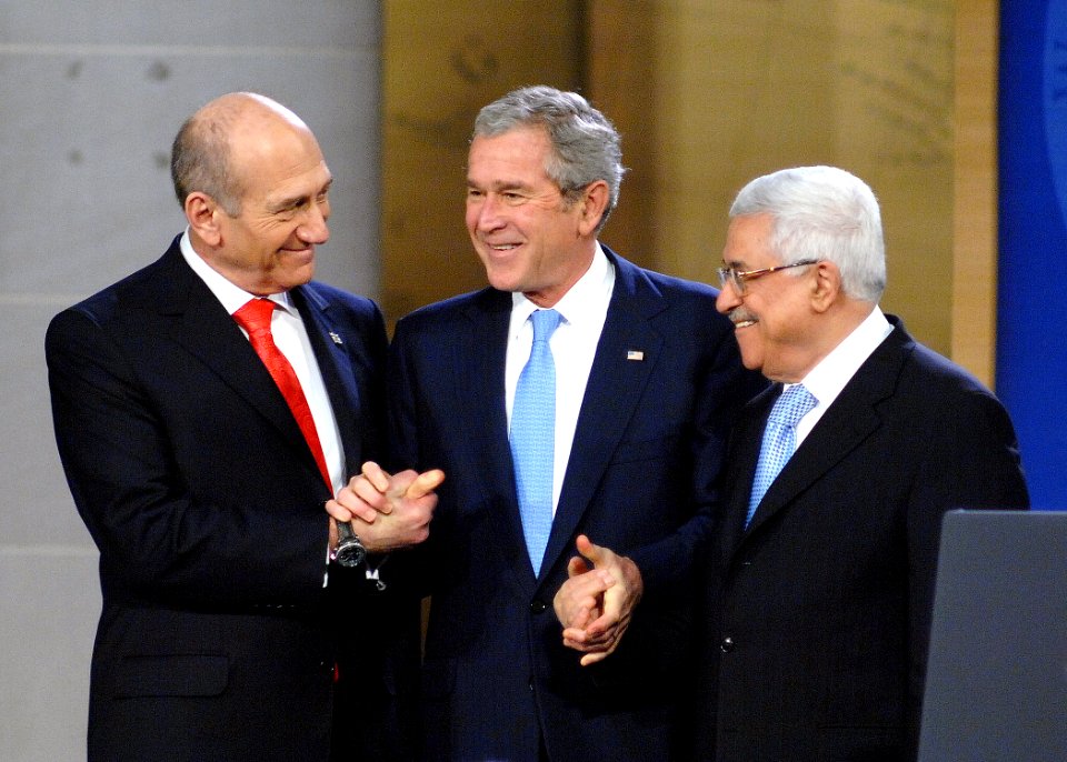 Olmert, Bush, Habbas in Annapolis Conference