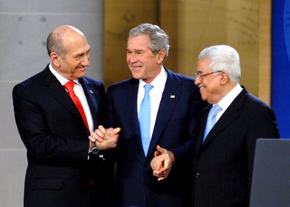 Olmert, Bush, Habbas in Annapolis Conference