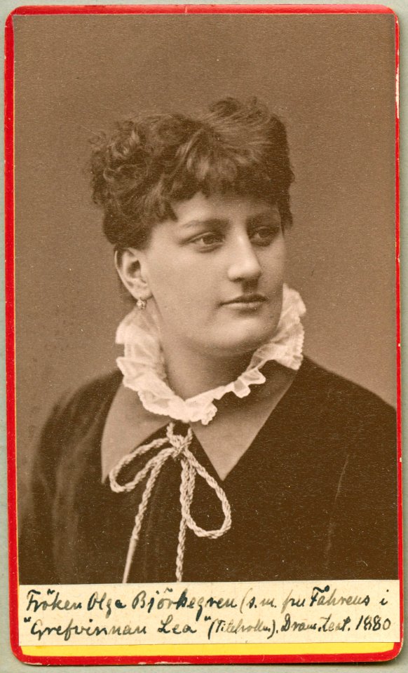 Olga Björkegren, rollporträtt - SMV - H1 189