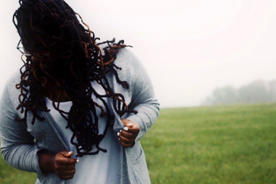 Braid cardigan nature