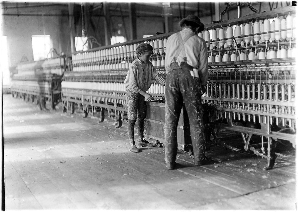 One of the doffers in Vivian Cotton Mills. Cherryville, N.C. - NARA - 523109