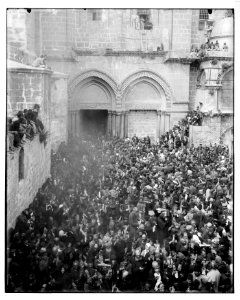On the way to Jericho (Er-Riha), Jordan, etc. Ceremony of the epiphany (Church of the Holy Sepulchre) LOC matpc.06789