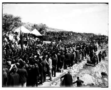 On the way to Jericho (Er-Riha), Jordan, etc. Preparing for the Epiphany ceremony LOC matpc.06787