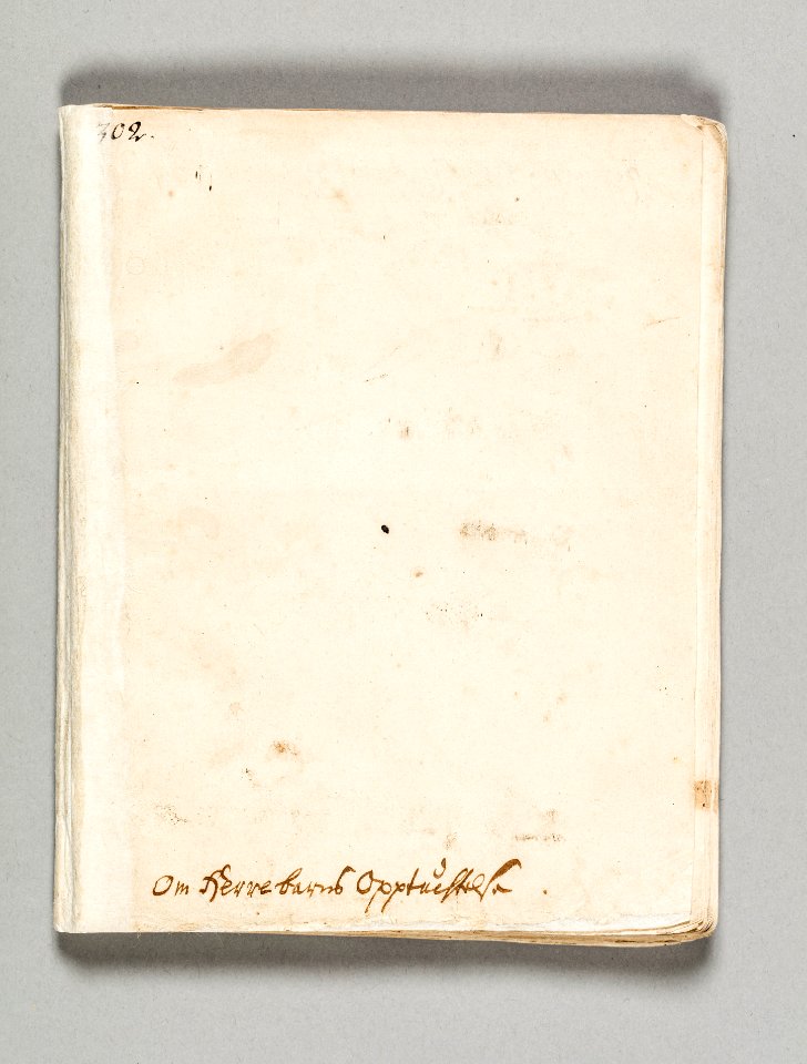 Om Herrebarns Opptucktelse. Per Brahe den äldres Oeconomia - Skoklosters slott - 109895