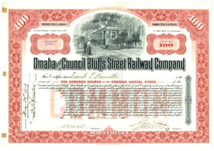 Omaha and Council Bluffs Street Railway 1913