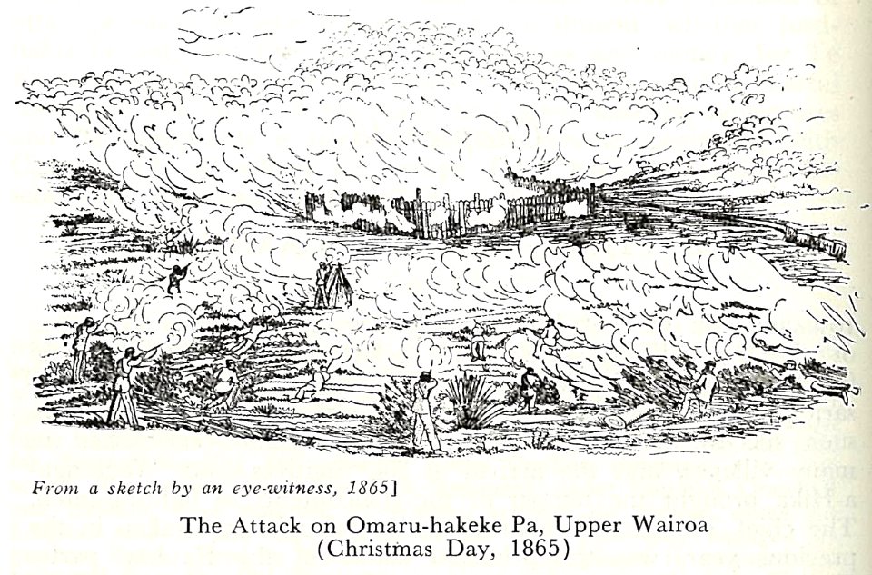Omaruhakeke pa, upper wairoa