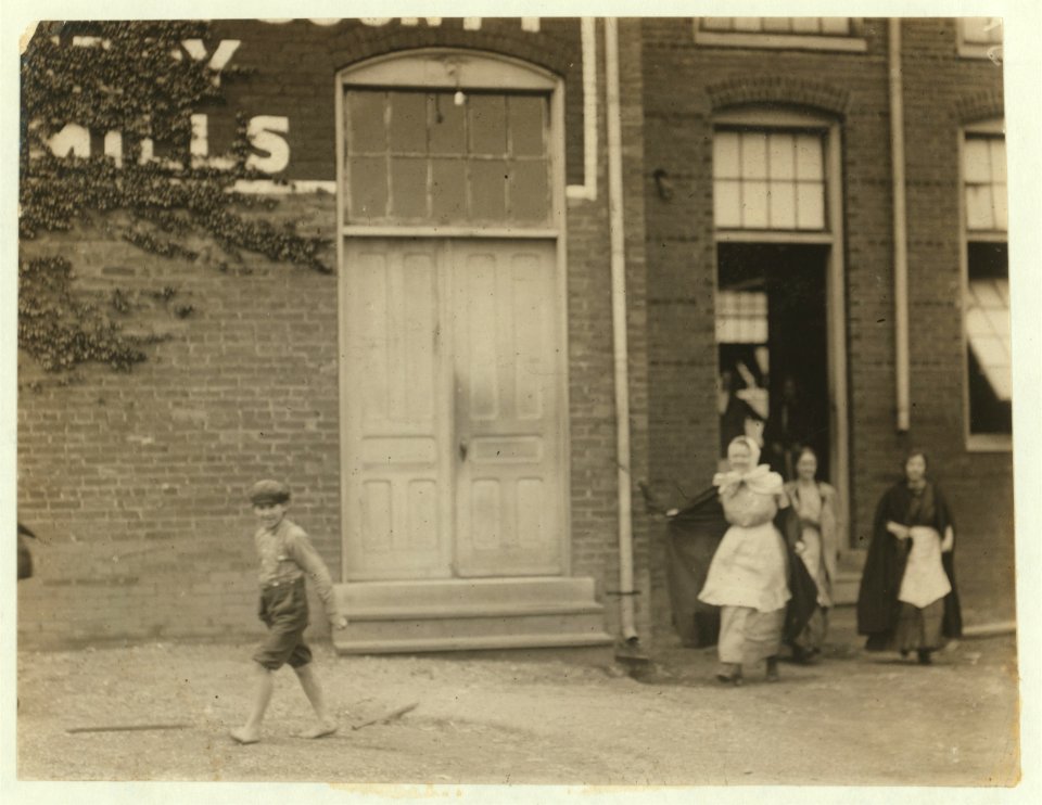 One of the smallest workers in Walker County Hosiery Mills, Lafayette, Ga. I saw only two I thought under 12. LOC nclc.02769