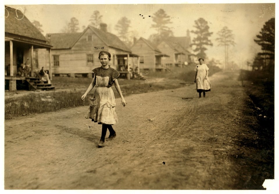 One of the workers (not the youngest) in the Kosciusko, Miss., cotton mills. The superintendent objected to my photographing the workers. LOC cph.3a01142