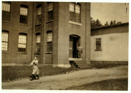 One of the young helpers in the Glenallen Mill. LOC nclc.02323