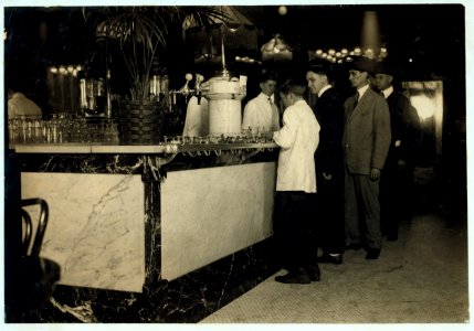 One of the young table boys in Newsome's ice cream parlor. LOC nclc.05563